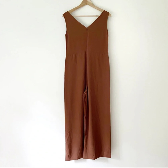 NWT Everlane The Japanese GoWeave Essential Jumpsuit in Cocoa Brown Size… - Picture 7 of 8